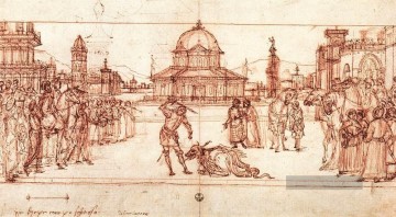  tor - der Triumph von St George Vittore Carpaccio Zeichnung